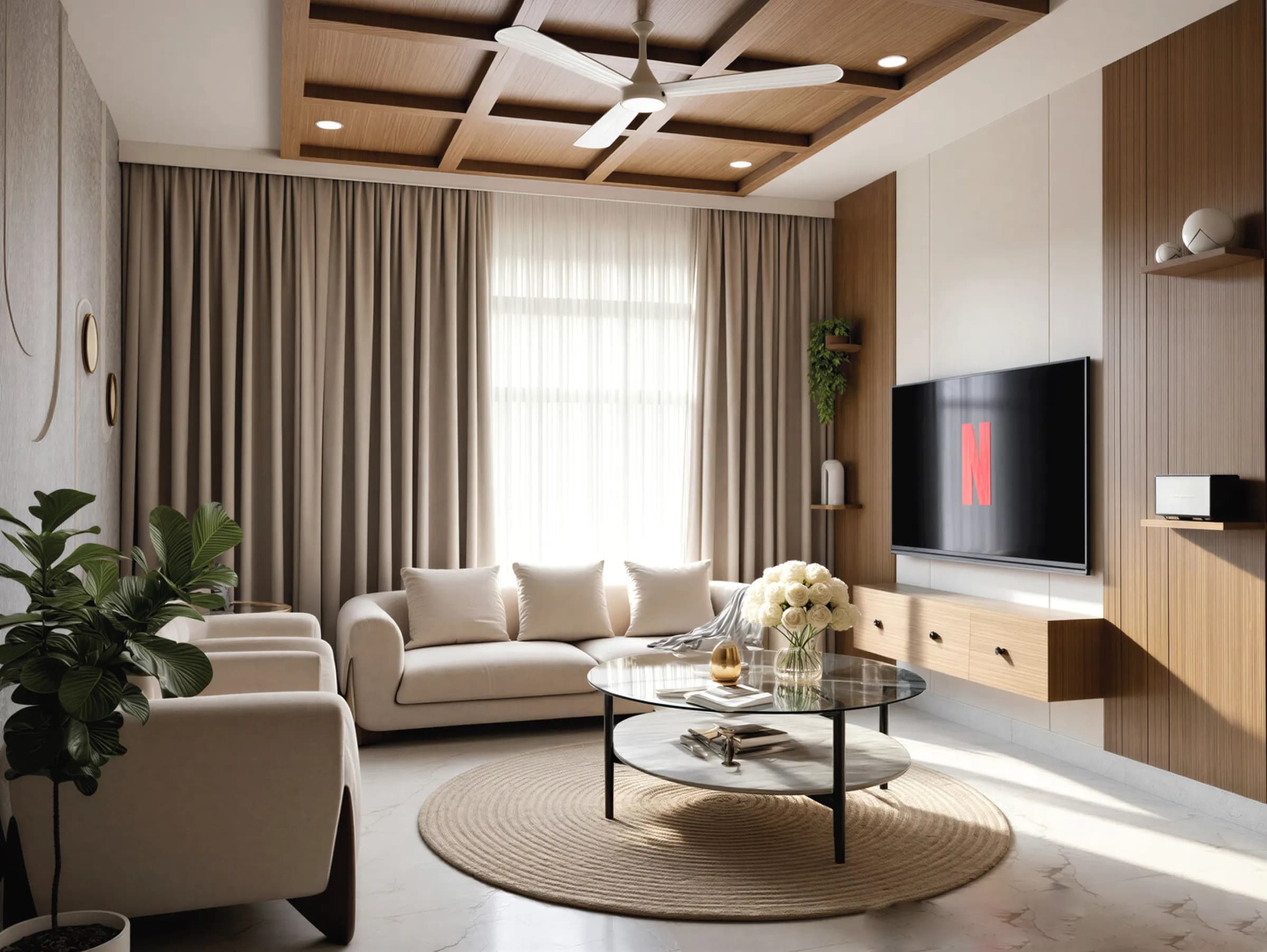 A Tropical Residence in Thrissur — view 5