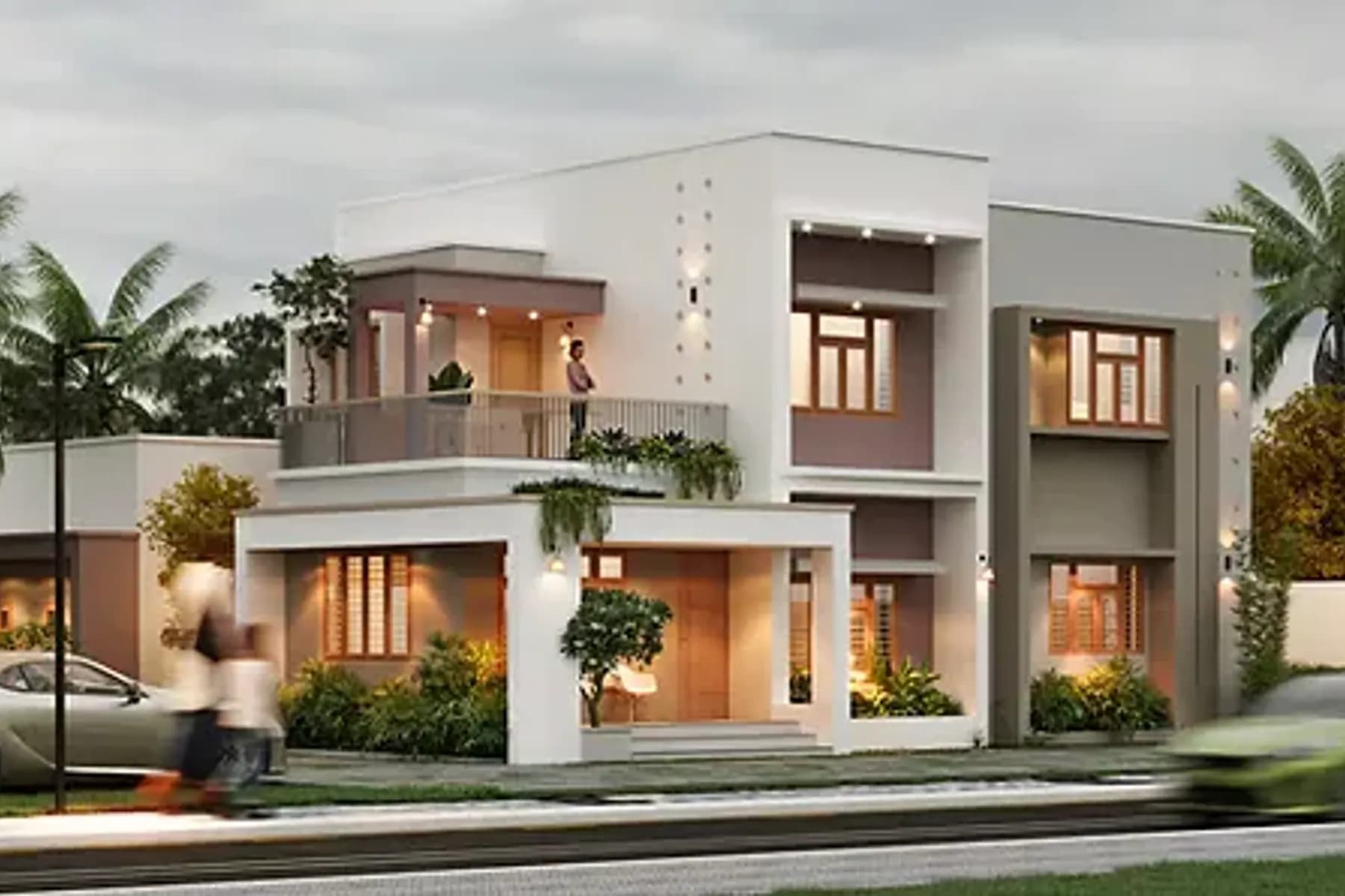 Contemporary Coastal Residence — Cherthala, Alappuzha, Kerala