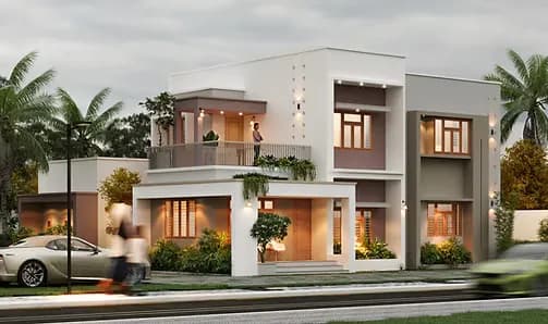 Contemporary Coastal Residence — Cherthala, Alappuzha