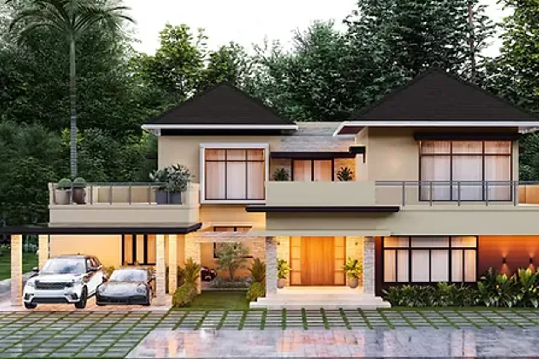 A Tropical Residence in Thrissur — Kanimangalam, Thrissur, Kerala