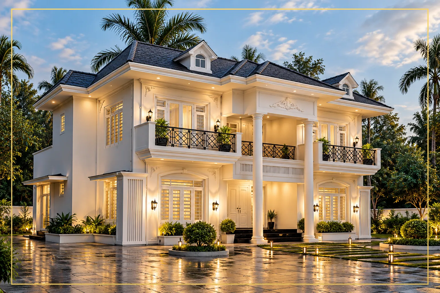 Graceful Colonial Residence — Kottayam