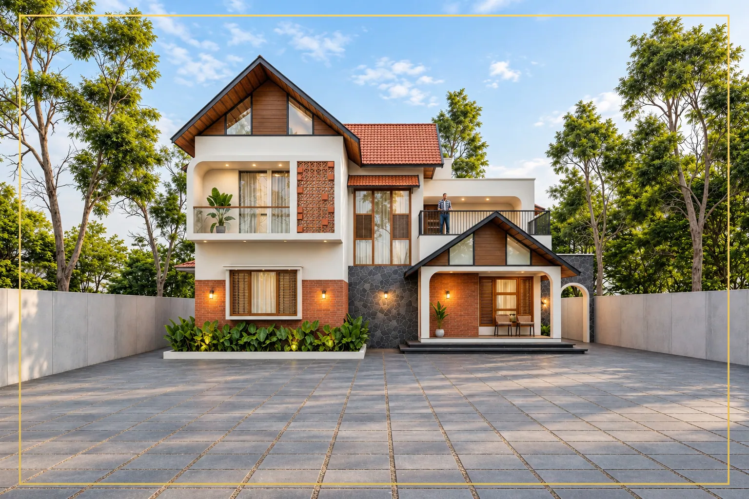 Warm Rooflines, Tropical Living — Ernakulam