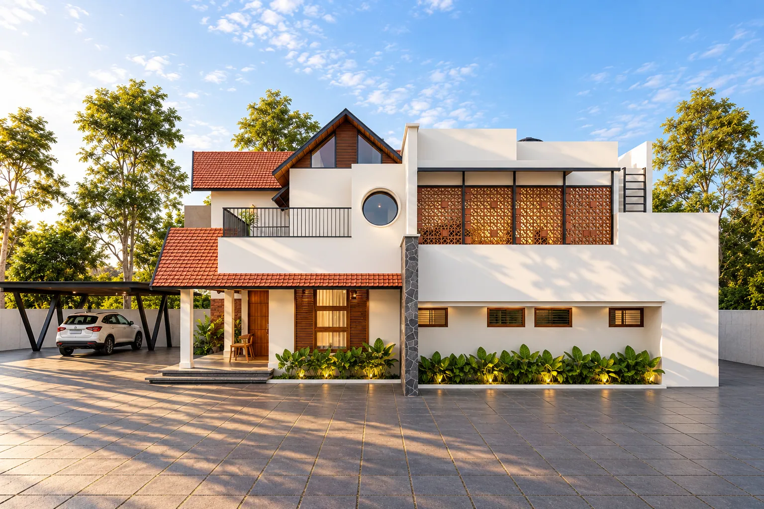 Warm Rooflines, Tropical Living — view 3