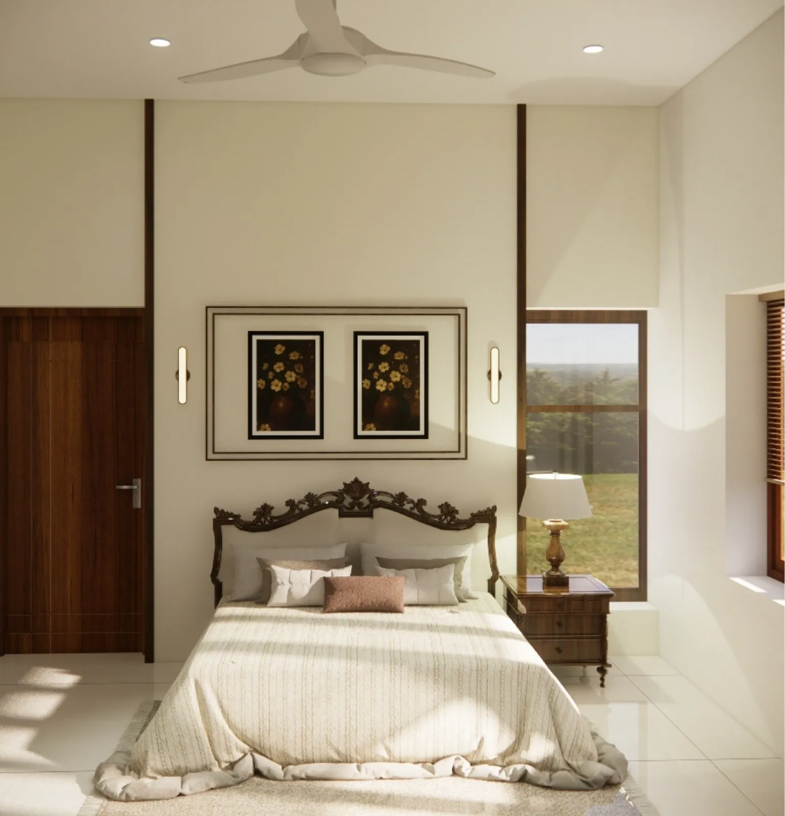 Timber, Light and Quiet Rooms
